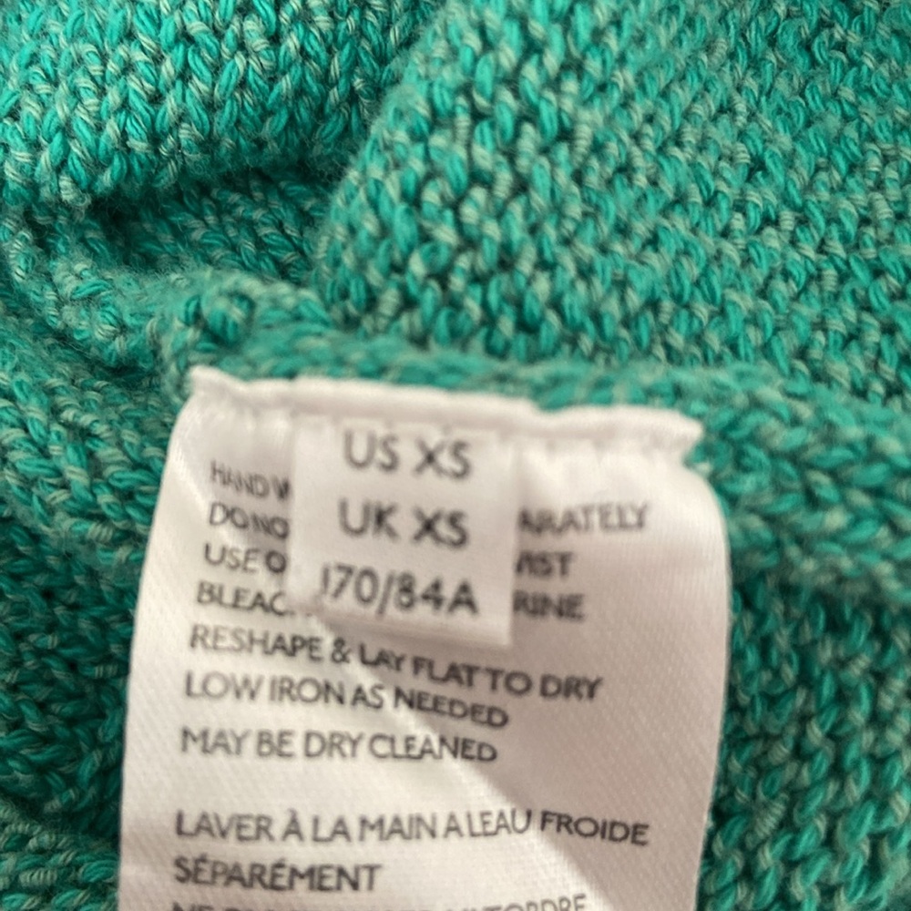 FP Beach Andy Pullover Kelly Green Sweater, Cropped, Boxy Oversized - Picture 8 of 10
